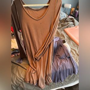 Set of two dresses long sleeve